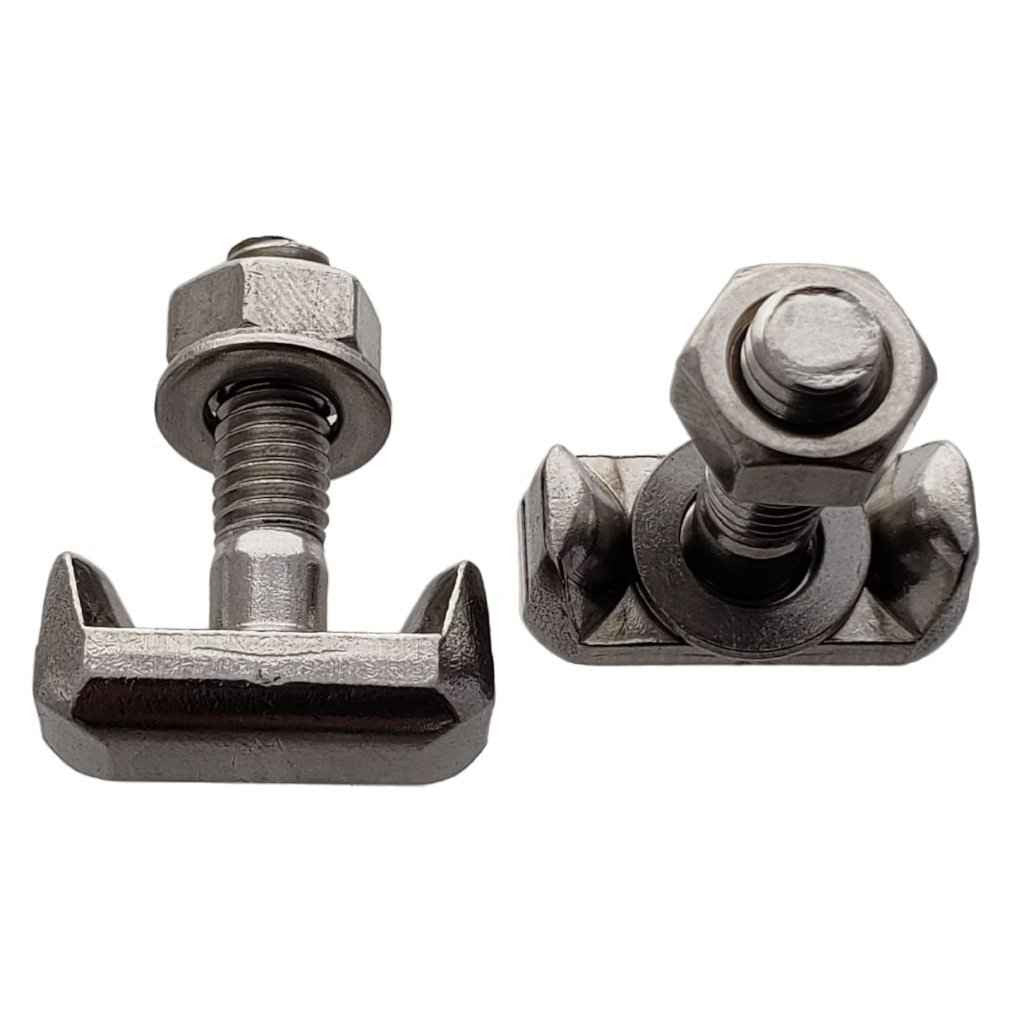 Battery Terminal T Bolt, Interchanges: Dorman 64740 GM 19116852, Audi VW 6X0-915-138, BMW 61128373946, Stainless