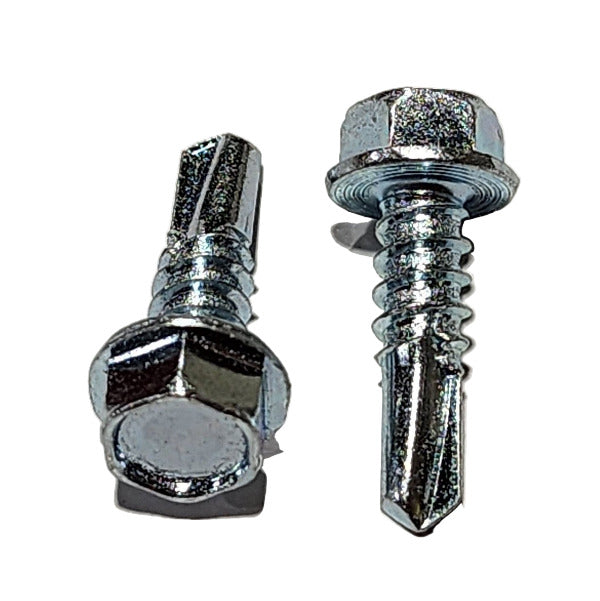 BAS02596 - Zinc Hex Tek Screw - #12 x 3/4" - 5/16" Hex (9843PK) - Buy Auto Supply