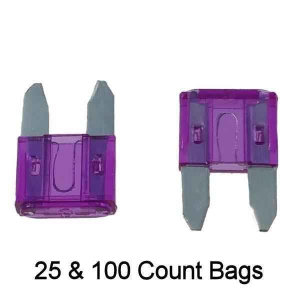 3 Amp Blade Fuse - Mini ATM - Automotive