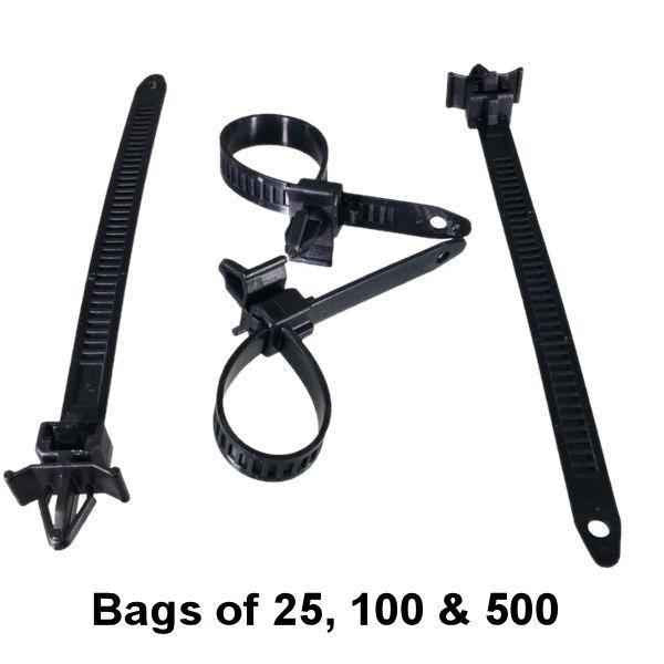 Round Hole Mountable Zip Ties - Releasable – Buy Auto Supply