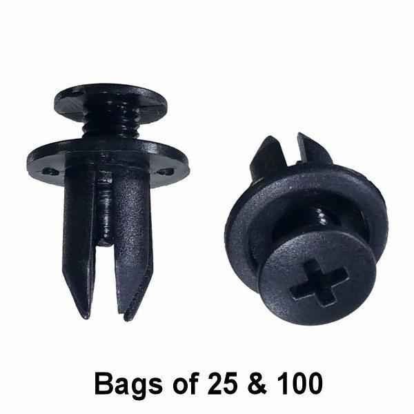 Honda / Mazda Trim Retainer Clips - Interchange: Auveco 14697 Dorman 700-589 47954 700589