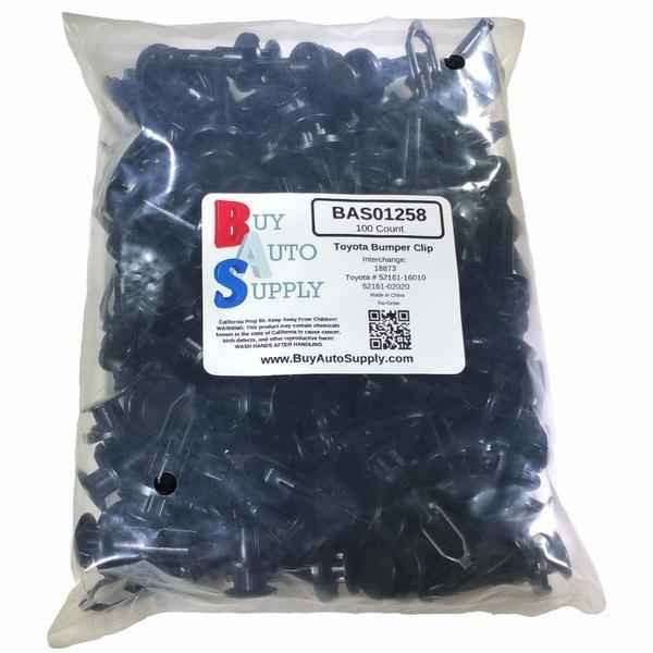 Large Bag of 100 Toyota Bumper Retainer Push Clip