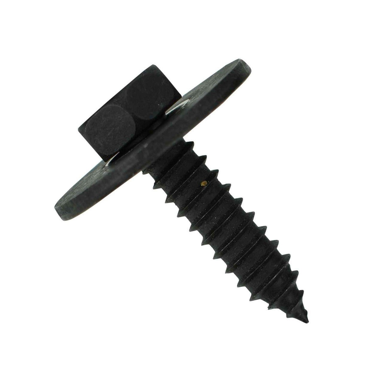Black Hex Screw - 6.3 - 1.81 x 25mm - 24mm Washer, Replaces: GM 11507083