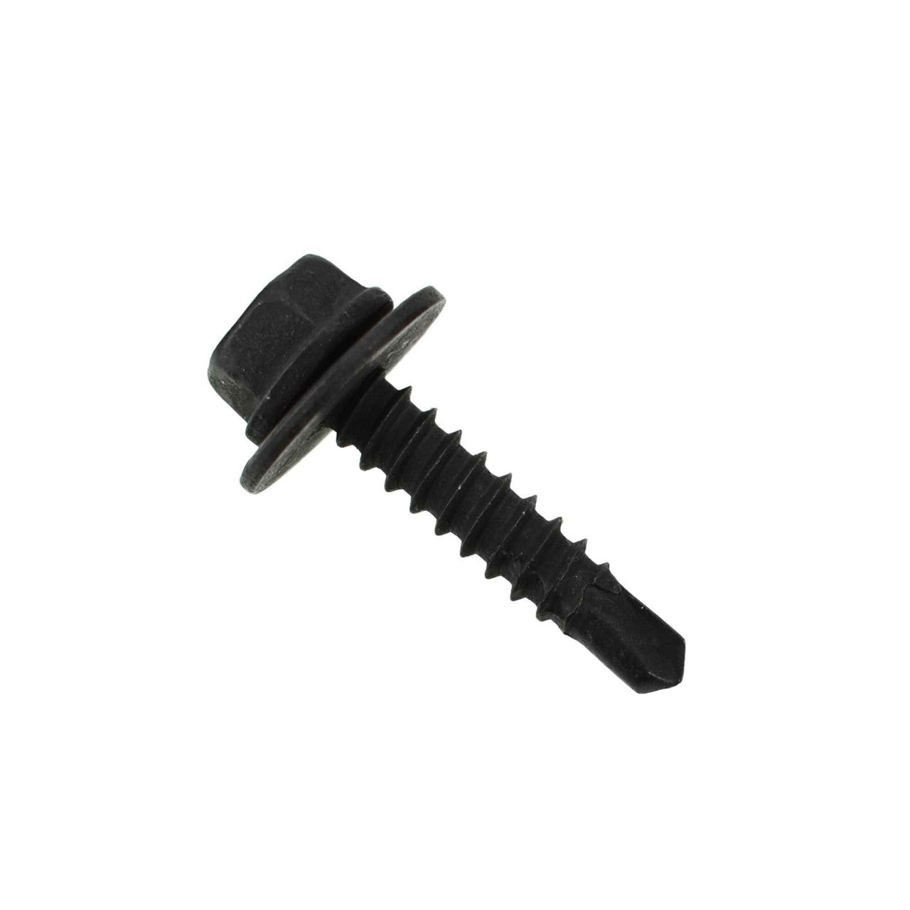 Black Hex Head Screw - Self Drilling - Loose Washer