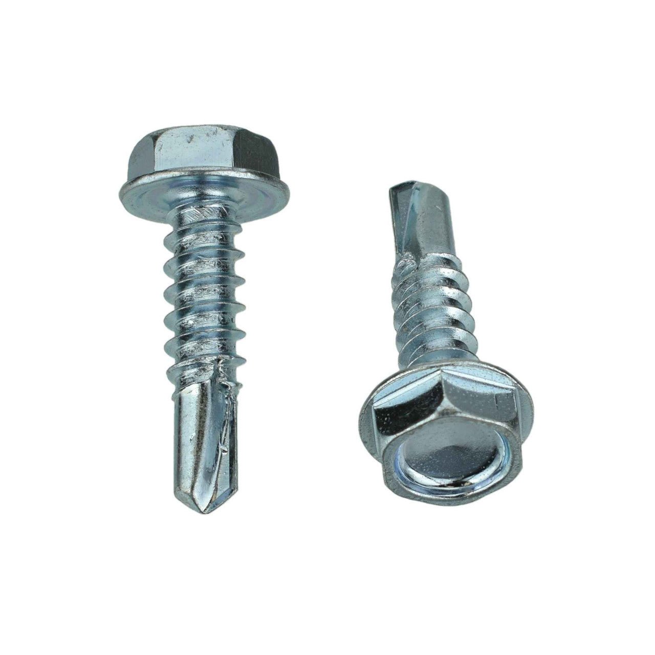 BAS02589 - Zinc Hex Tek Screw - #10 x 3/4" - 5/16" Hex (9346PK) - Buy Auto Supply