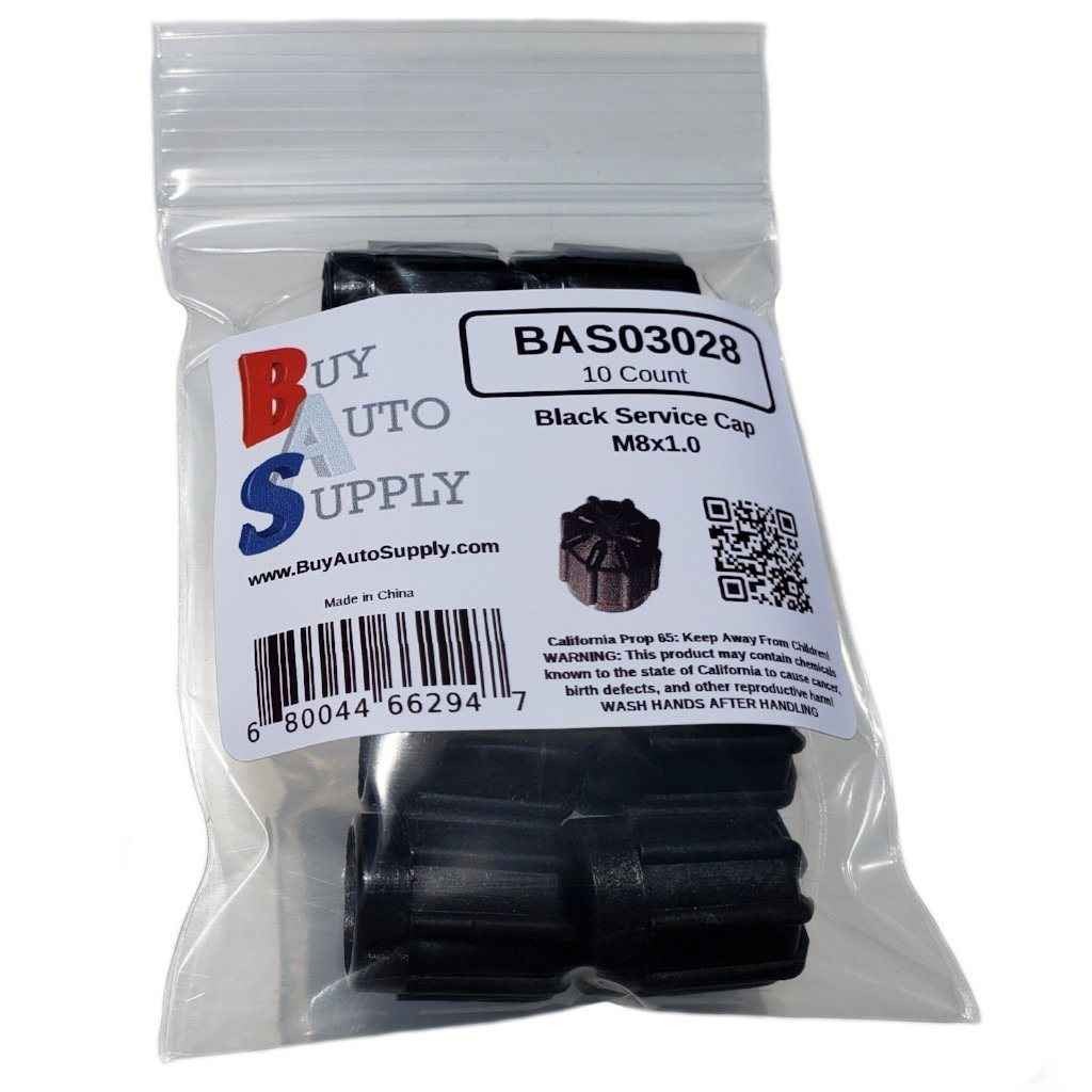 Bag of 19 AC Service Port Caps M8x1.0 - Interchanges: BMW 64538387437