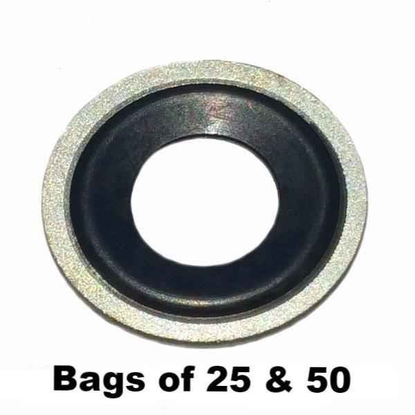 Metal Rubber Oil Drain Plug Gasket M12 Interchange Dorman 097-021 65274 097021