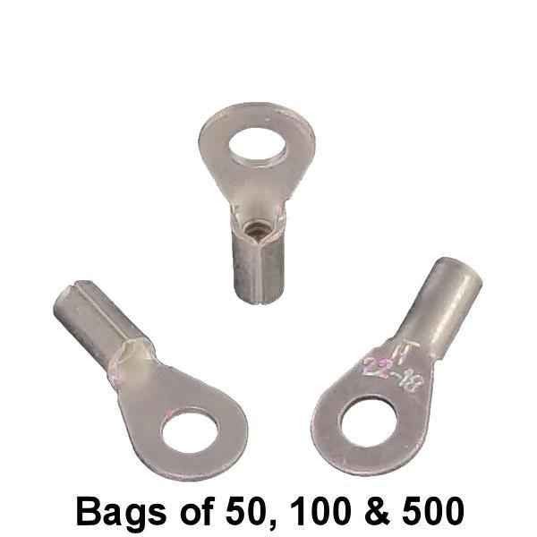 リン ページ BAS14520 - Naked Ring Terminal (#6 Stud) -Wire size 22-18 – Buy