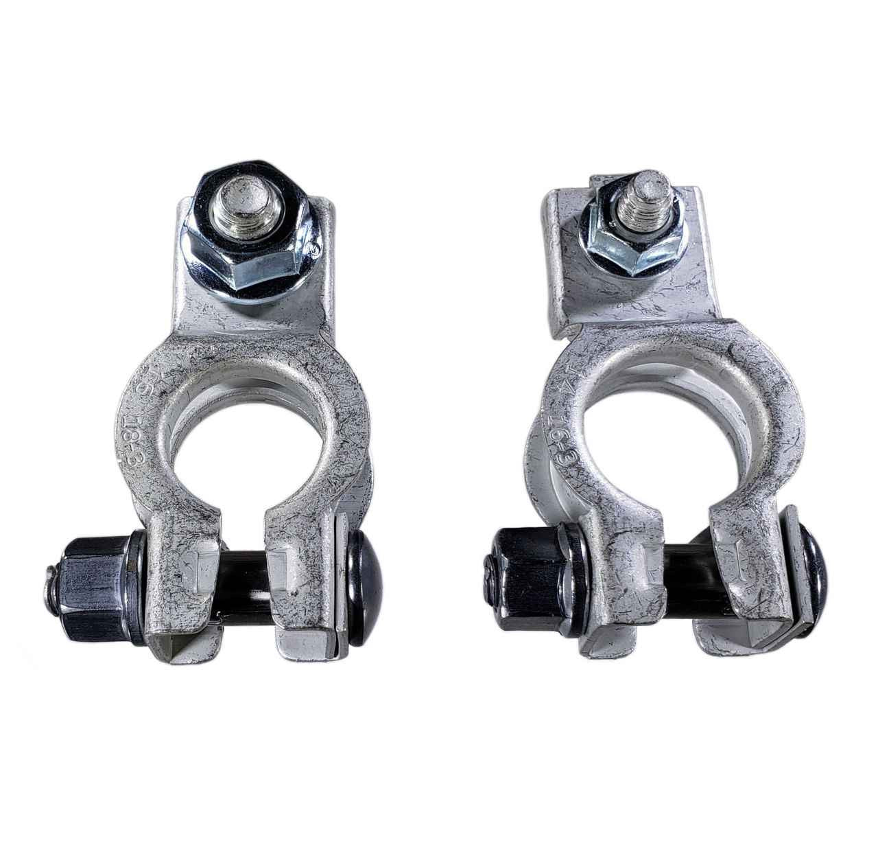 Car Battery Terminal Ends with Nuts, Battery Terminals Positive and Negative for Chrysler 5161305AA  / 5161306AA
