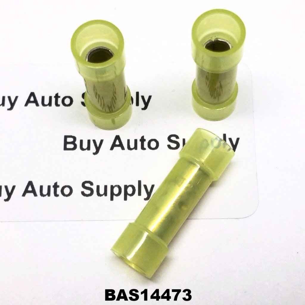 BAS14473 - Yellow Nylon Butt Connector - Made in USA - from Buy Auto Supply