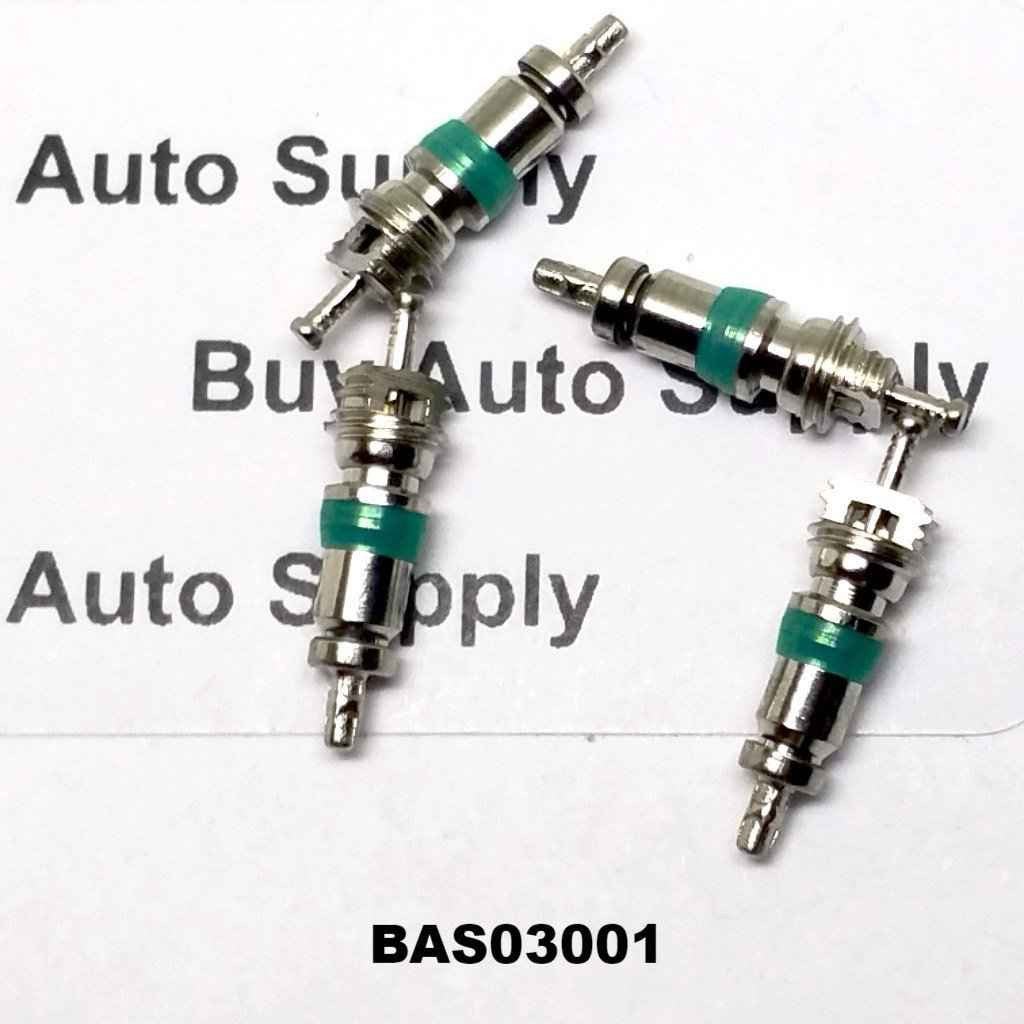 A/C Valve Core - Green Seal - BAS03001 - Interchange 15-63665, 1563665, 409361, MT0637