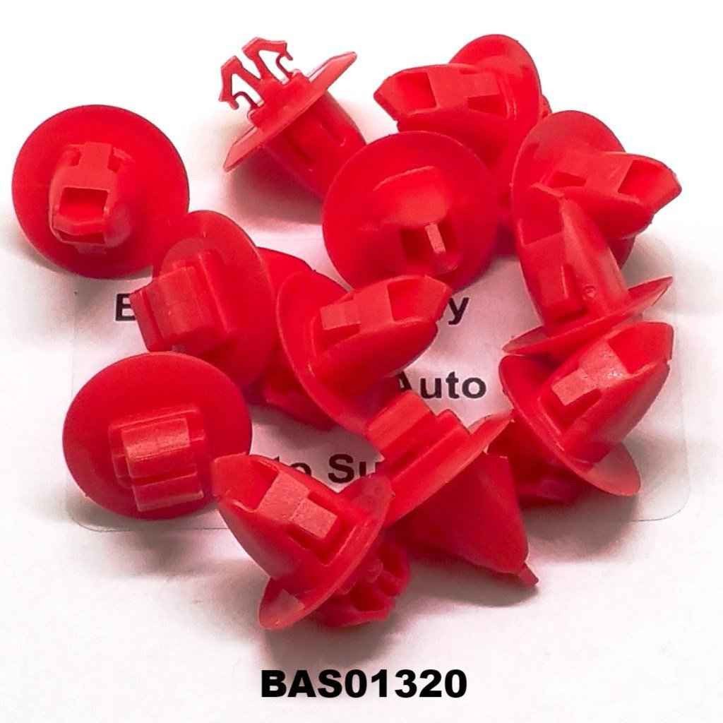 Red Toyota, Lexus Truck Flare Clips - Buy Auto Supply, Part Number BAS01320