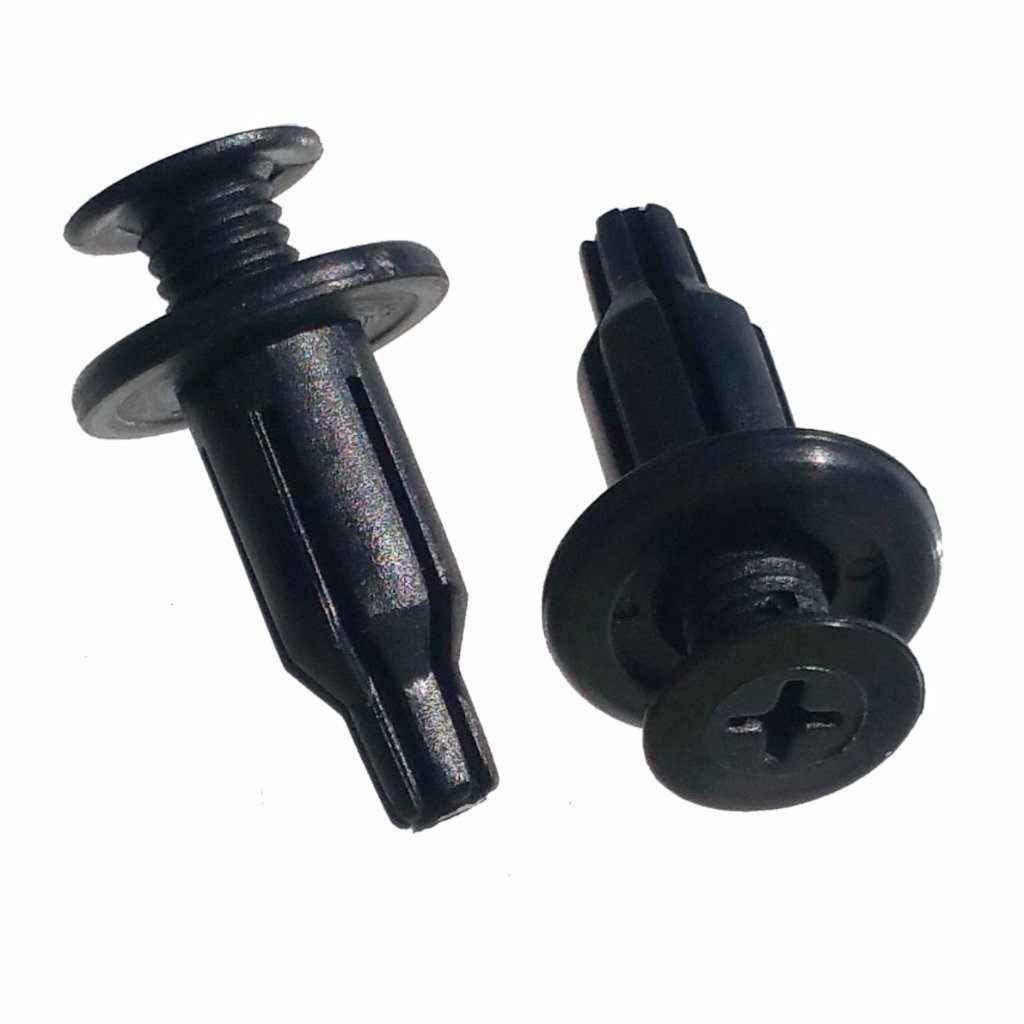 Honda Bumper Push Retainer Clip - Interchanges: 91502-SP0-003 / Crest CRX4138 / Winzer 501.14003 // Kimball 13050