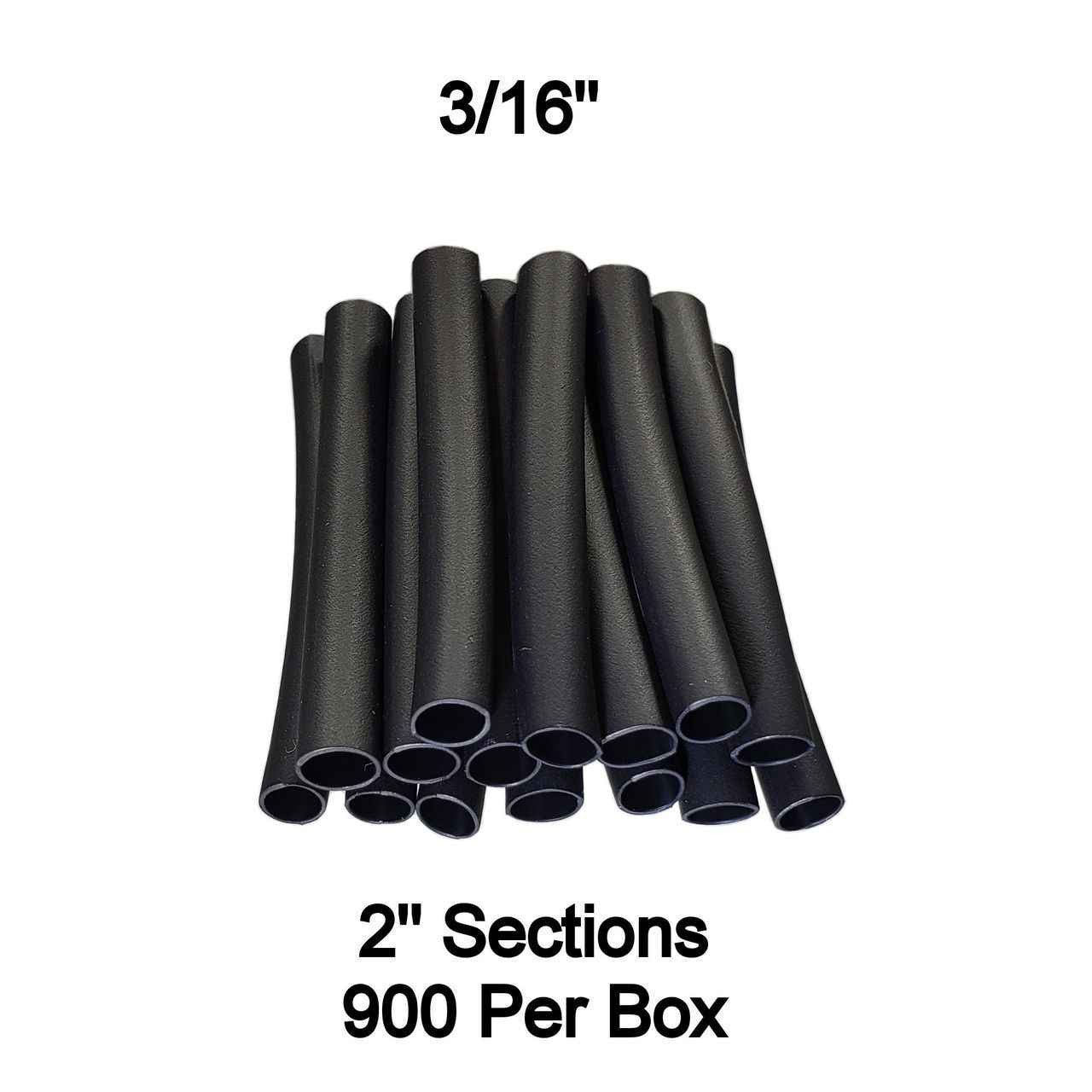 Cut Sections - 2" - BAS13801 - 900 Per Box - 3/16" 3:1 Dual Wall Adhesive Lined Heat Shrink Tube