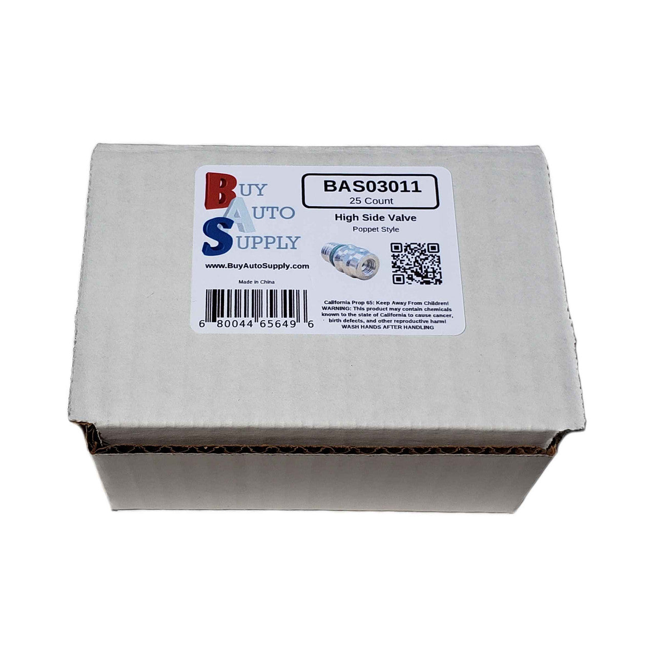 BAS03011 - Poppet Style High Side A/C Service Port