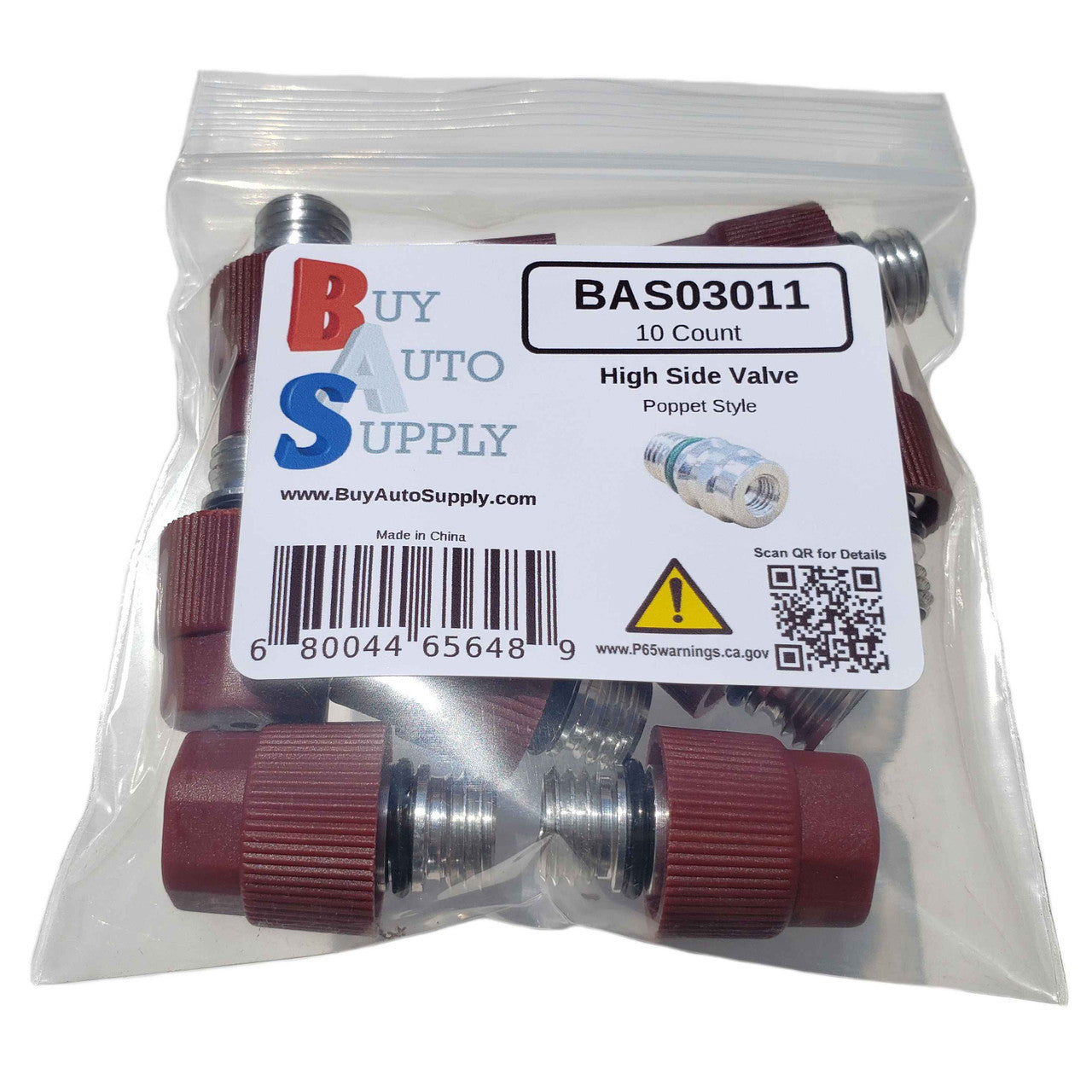 Bag of 10 GM Style Service Ports - High Side Replaces Dorman 800-955