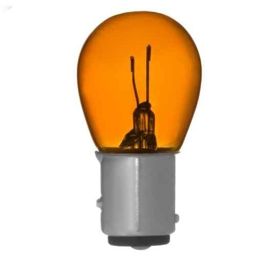 2057A Amber Light Bulb - Wedge 12v 27/7w - Buy Auto Supply - Side View