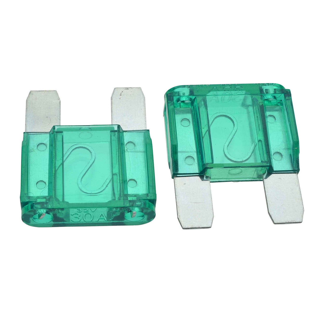MAXI Fuse, 30 Amp - Fast Acting blade style fuse. For use in Automotive, Boat, RV and Low-Voltage Electrical Systems. 
