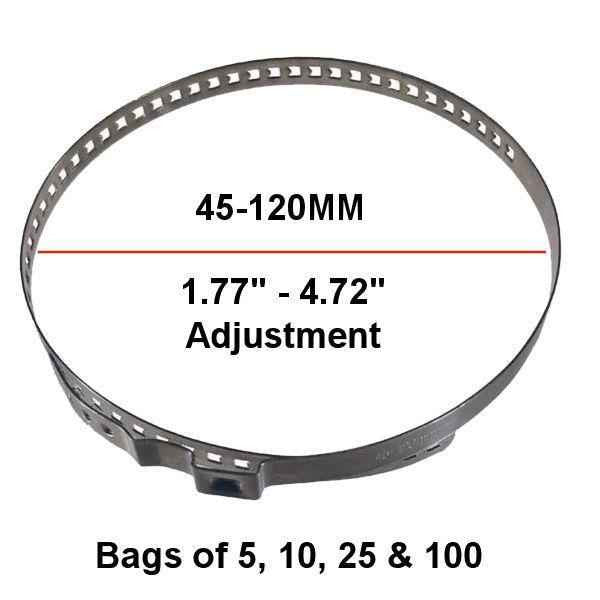 CV Boot Clamp Stainless Steel - Universal - Fits 45-120MM