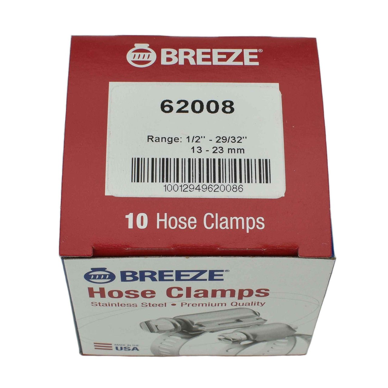#08 Hose Clamp - 1/2" - 29/32" (62008) - Buy Auto Supply