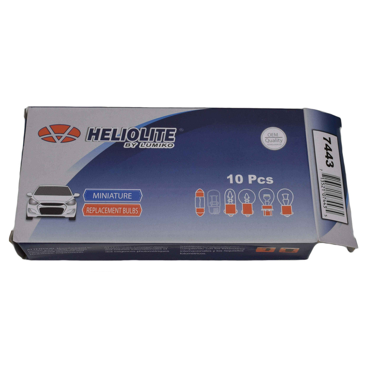 7443 Light Bulb - Wedge 12v 21/5w