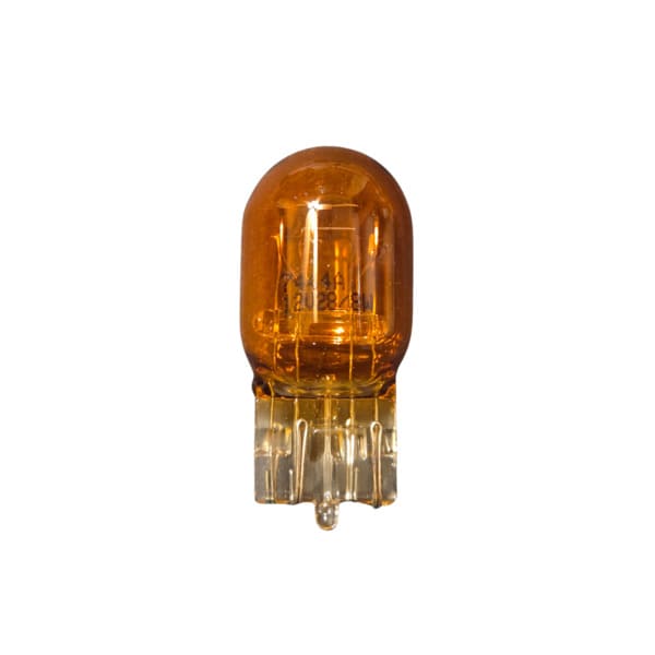 7444A Light Bulb - Amber - Wedge 12.8v 28/8w
