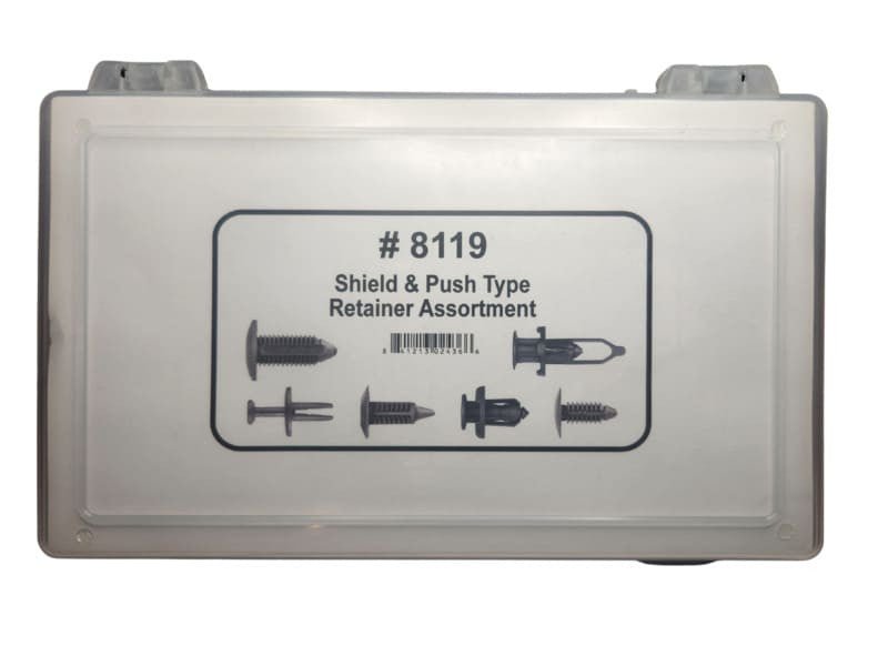 8119 - Shield Retainer Kit - 12 Styles / 192 Pieces Outside - Buy Auto Supply