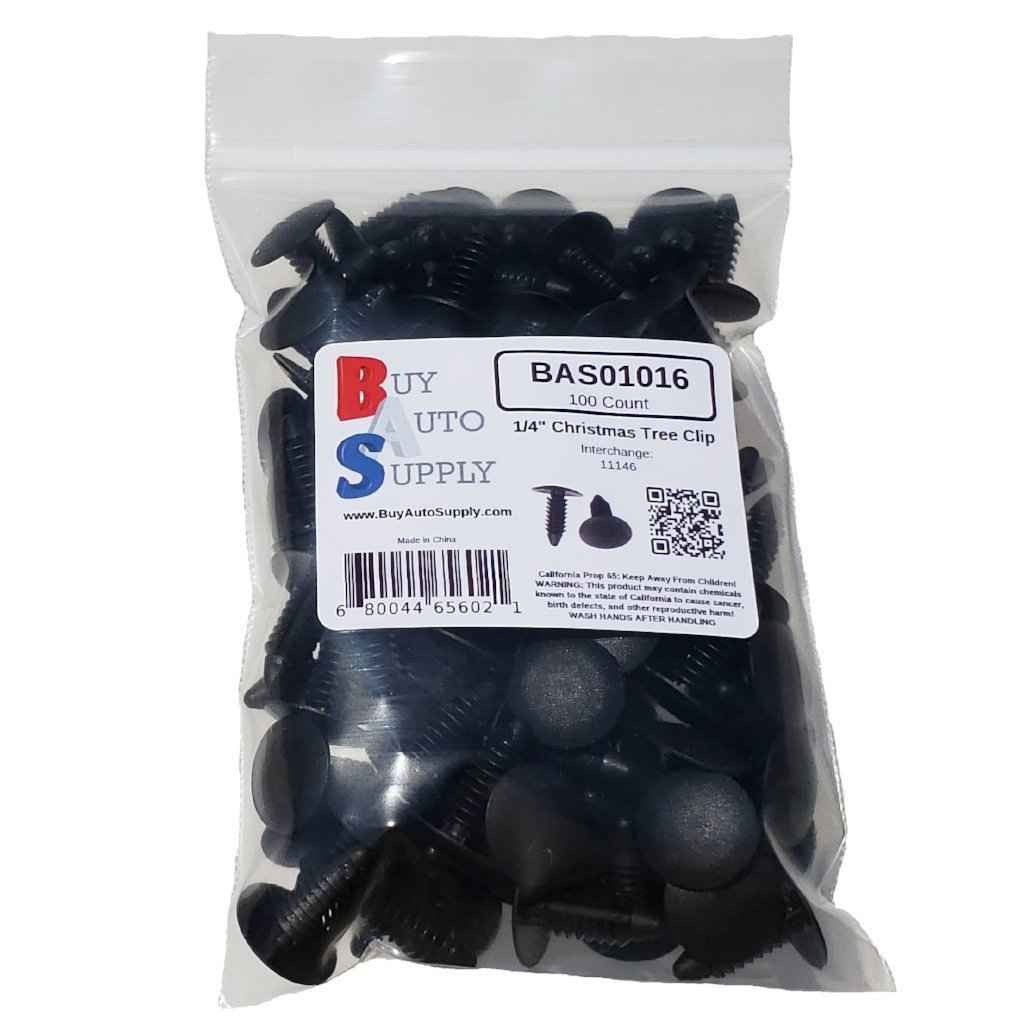 Bag of 100 Christmas Tree Fasteners - Interchange: Dorman 799-135, 700-365, 45680, 963-058 Auveco 11146