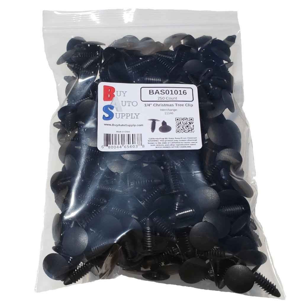 Bag of 250 Christmas Tree Fasteners - Interchange: Dorman 799-135, 700-365, 45680, 963-058 Auveco 11146