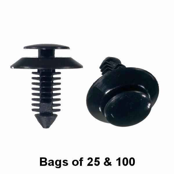Ford Door Panel Retainer Clips - Interchange: Dorman 700-413, 963-010, 45475, 45682 Auveco 12565, Ford N801925-S