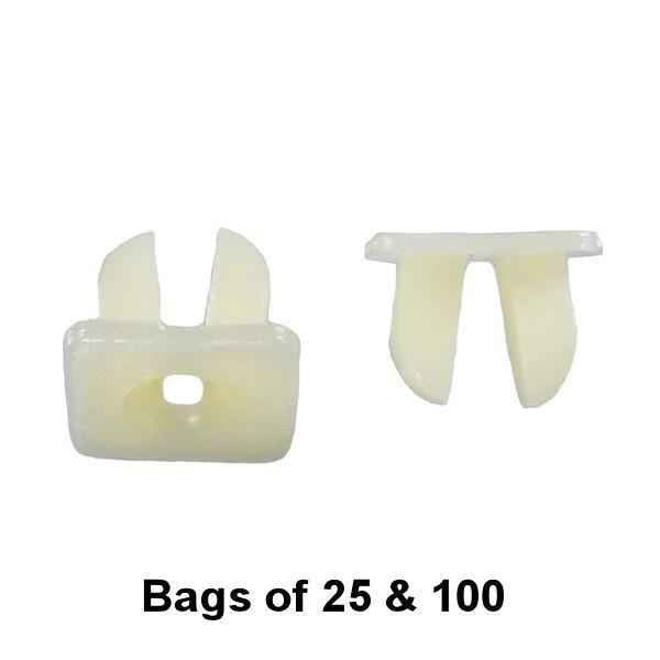 Screw Grommet - Square Hole - 7mm takes #6 or #8 Screw - Interchange: Auveco 13930, 14288 Honda 75522-611-000