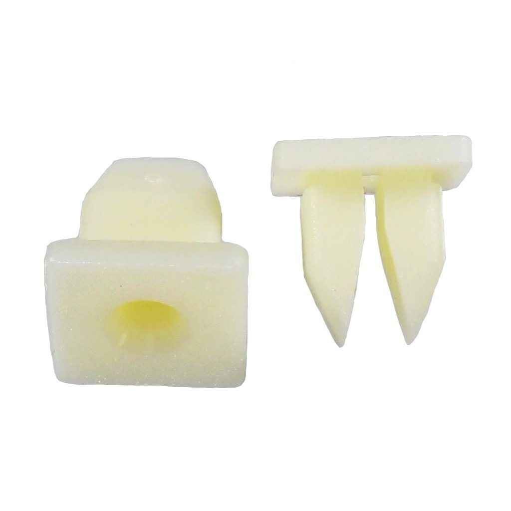 Screw Grommet 12mm - Nylon Nut - Square Hole - takes #10 Screw - Interchange: Auveco 13932 Toyota 90189-05013
