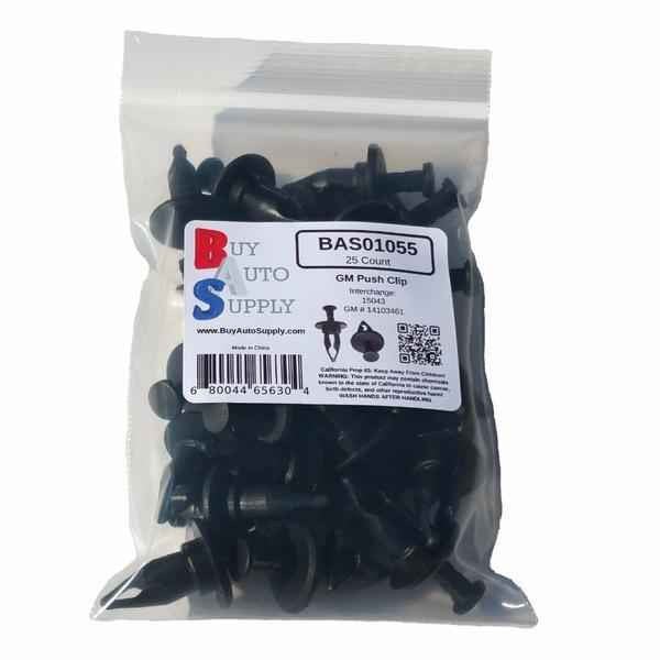 Bag of 25 GM Bumper Cover Retainer Clips