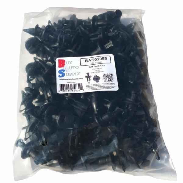 Large Bag of 100 GM Bumper Cover Retainer Clips