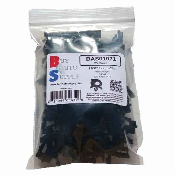 Bag of 25 Wire Loom Routing Clips 11/32"