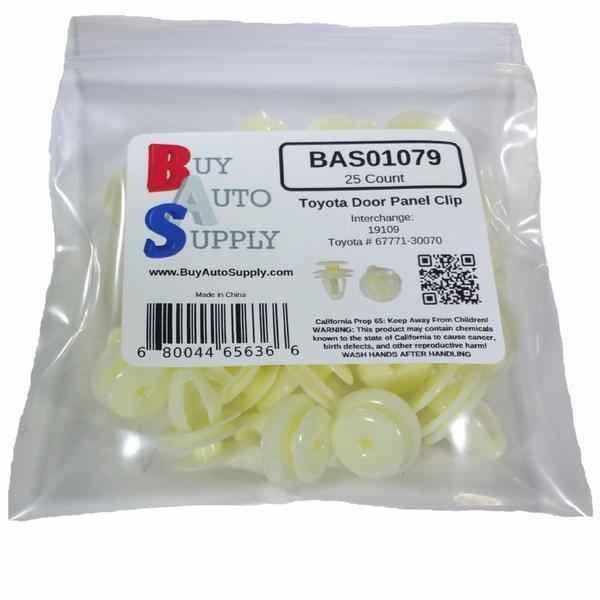 Bag of 25 Toyota, Lexus Door Panel Retainer Clips