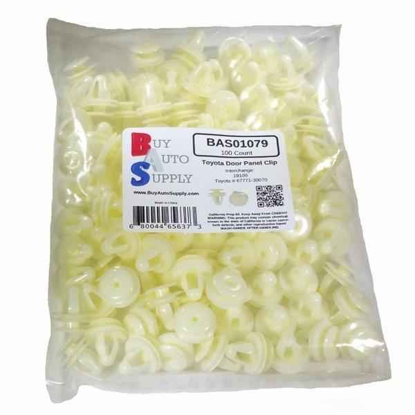 Large Bag of 100 Toyota, Lexus Door Panel Retainer Clips