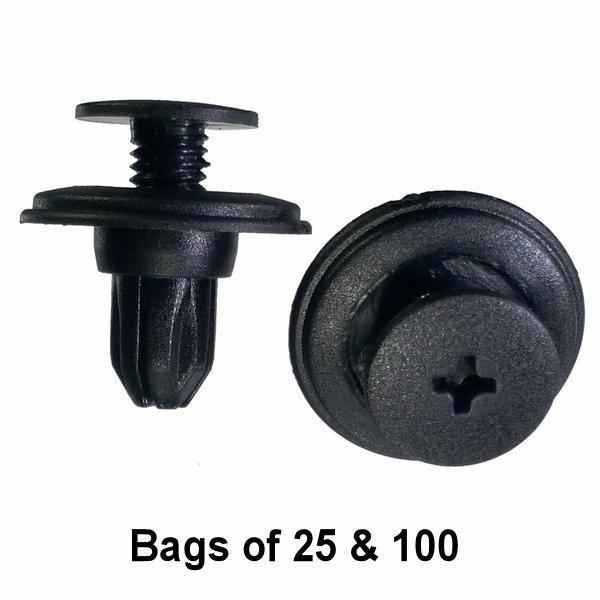 Nissan Bumper Retainer Clips - Interchange: Auveco 17378 Nissan 01553-03101