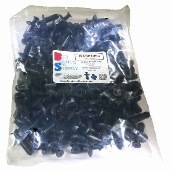 Large Bag of 100 Toyota / Acura / Mitsubishi Push Clips