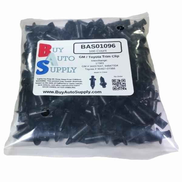 Large Bag of 100 GM / Toyota Grille Push Retainer Clips