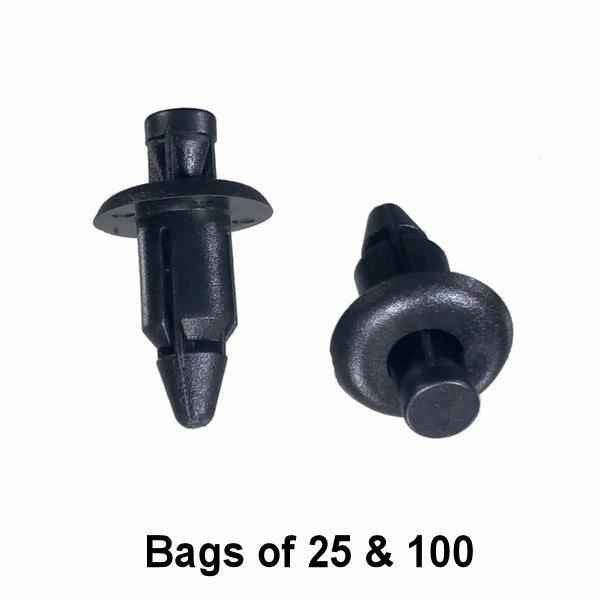 Nissan / Honda Trim Push Retainer Clips - Interchange: Auveco 16783 Honda 90116-675-003ZA Nissan 66824-01G00
