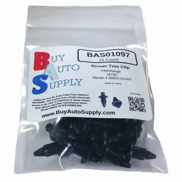 Bag of 25 Nissan / Honda Trim Push Retainer Clips