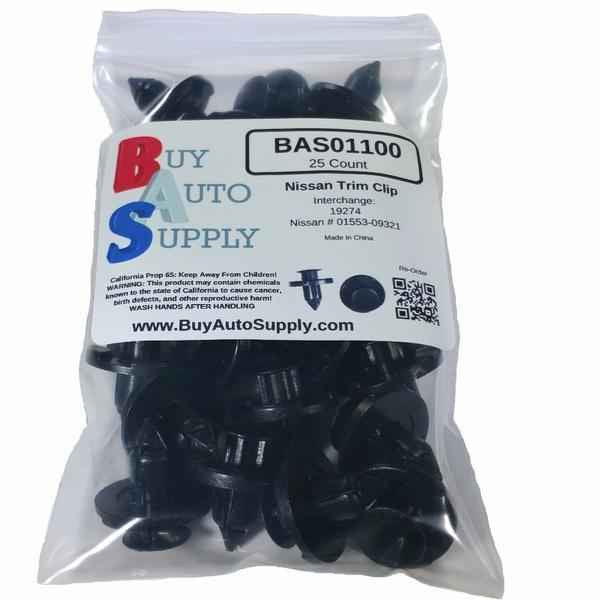 Bag of 25 Nissan Trim Push Retainer Clips