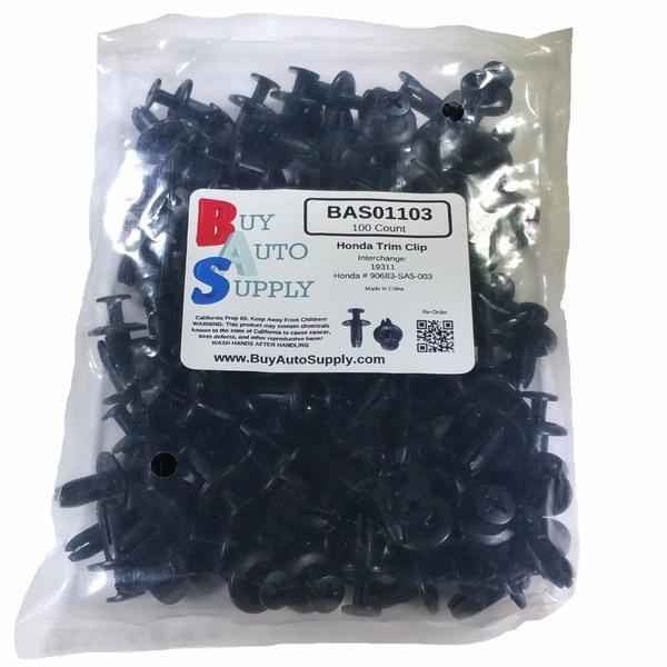 Large Bag of 100 Honda Fender Liner Retainer Clips