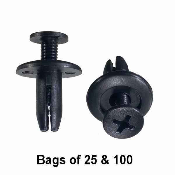 Honda Fender Liner Retainer Clips - Interchange: Auveco 19311 Honda 90683-SA5-003