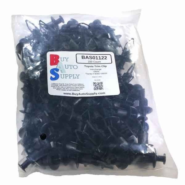 Large Bag of 100 Toyota / Lexus Bumper Push Retainer Clips