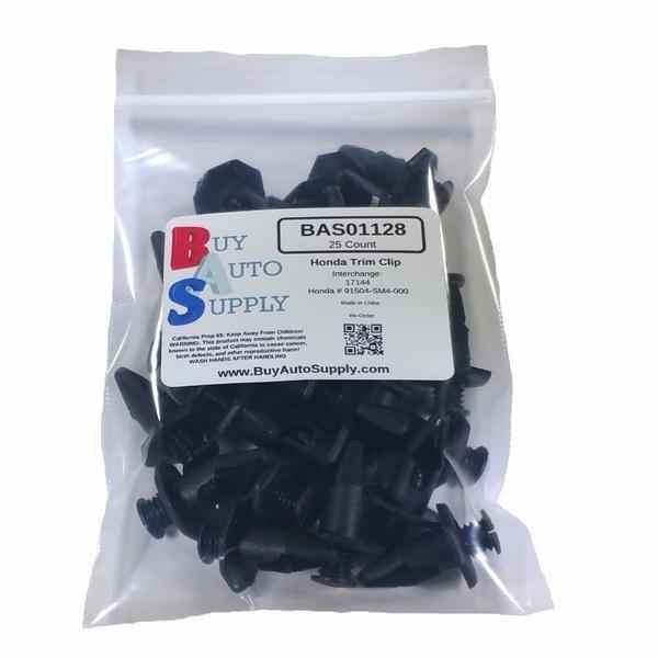 Bag of Honda / Acura Push Trim Retainer Clips - Interchanges: 91504-SM4-000
