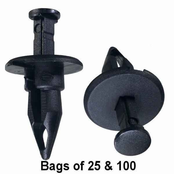 GM Bumper Push Retainer Clips - Interchange: Auveco 15042 GM 10077283