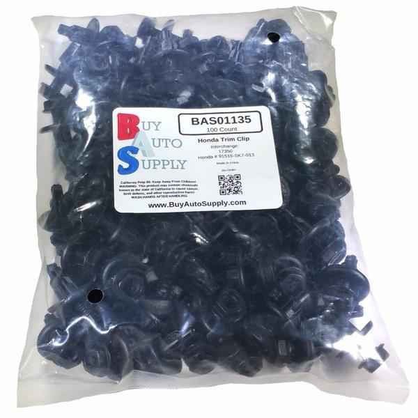 Large Bag of 100 Honda Splash Shield Retainer Clips