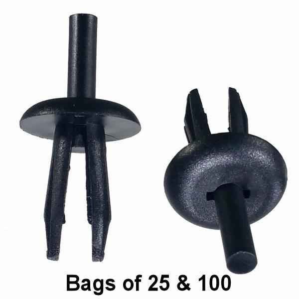 Ford Trim Push Retainer Clips - Interchange: Auveco 11705 Dorman 961-069 47912 961069